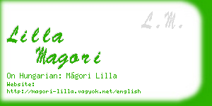 lilla magori business card